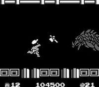 une photo d'Ã©cran de Adventure Island 2 - Aliens in Paradise sur Nintendo Game Boy